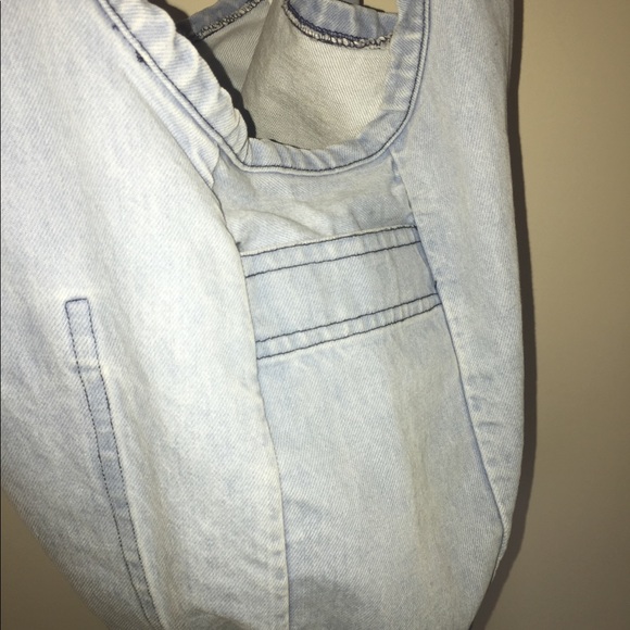 Lauren Moshi jean biker shoulder bag - Picture 6 of 7